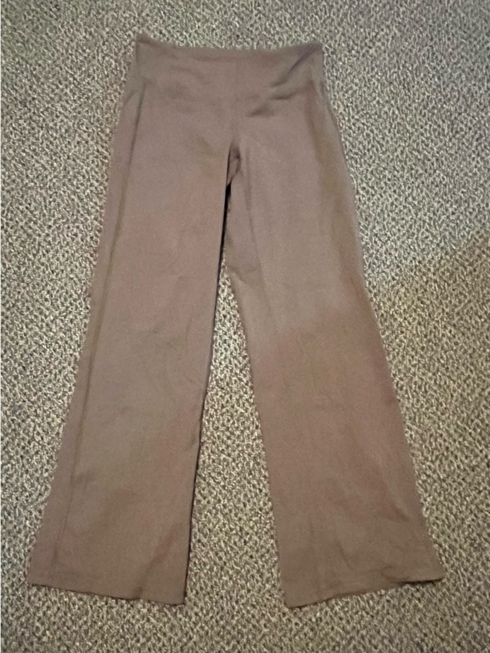 Athleta Wide-Leg Stretch Pants in Taupe Brown